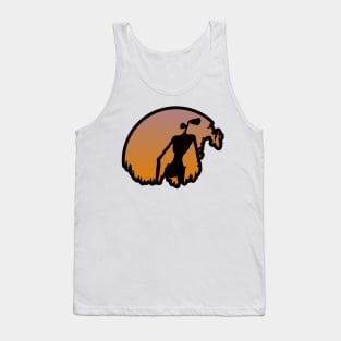 Siren head silhouette Tank Top